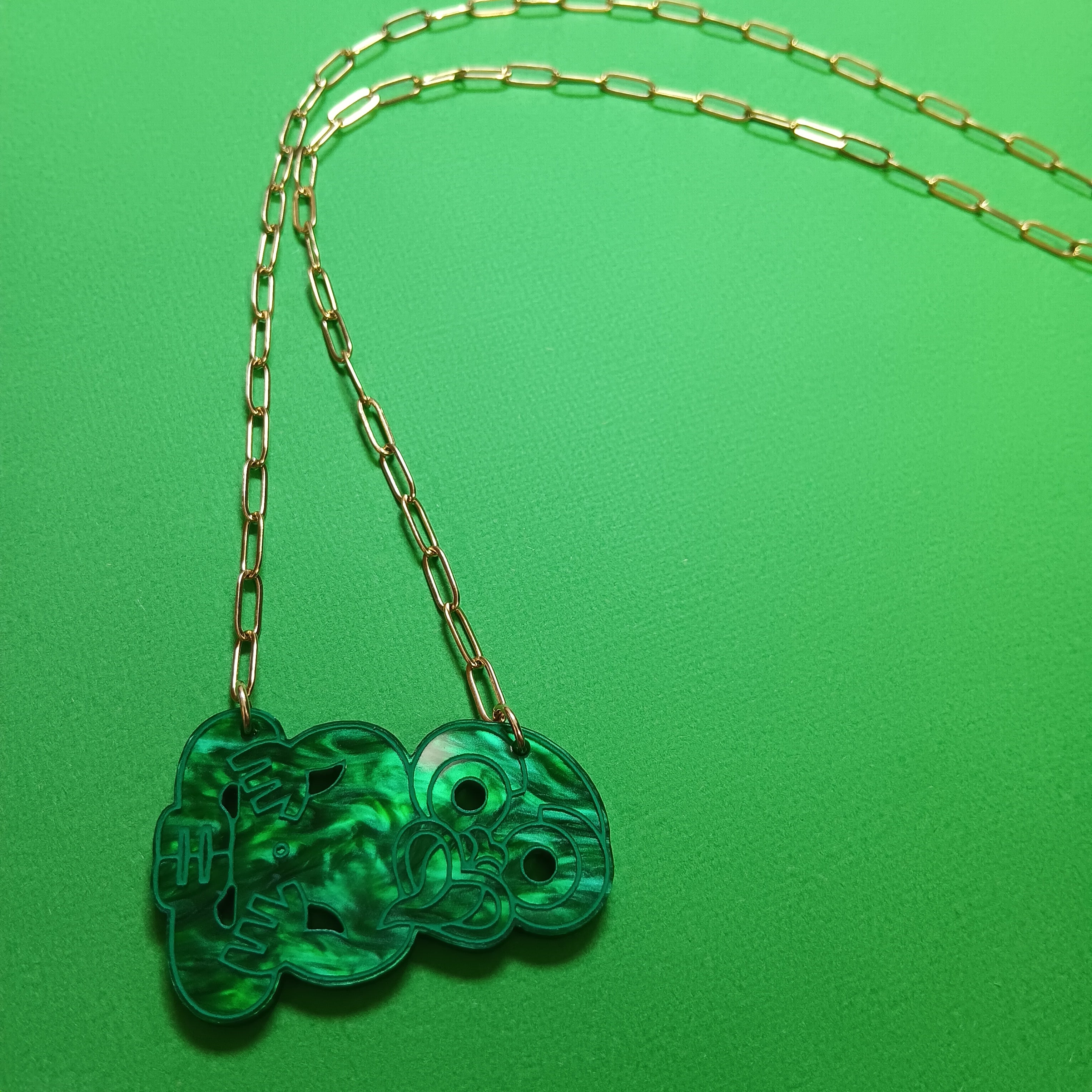 *FUNRAISER COLLECTION* TIKI NECKLACE - GOLD - SMALL