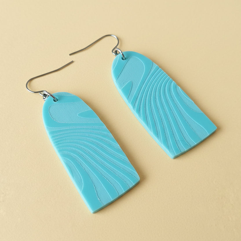 CLOSED DOOR EARRINGS - MARBLED