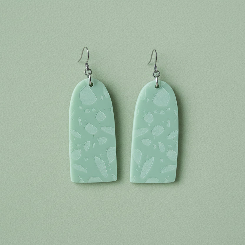 CLOSED DOOR EARRINGS - TERRAZZO
