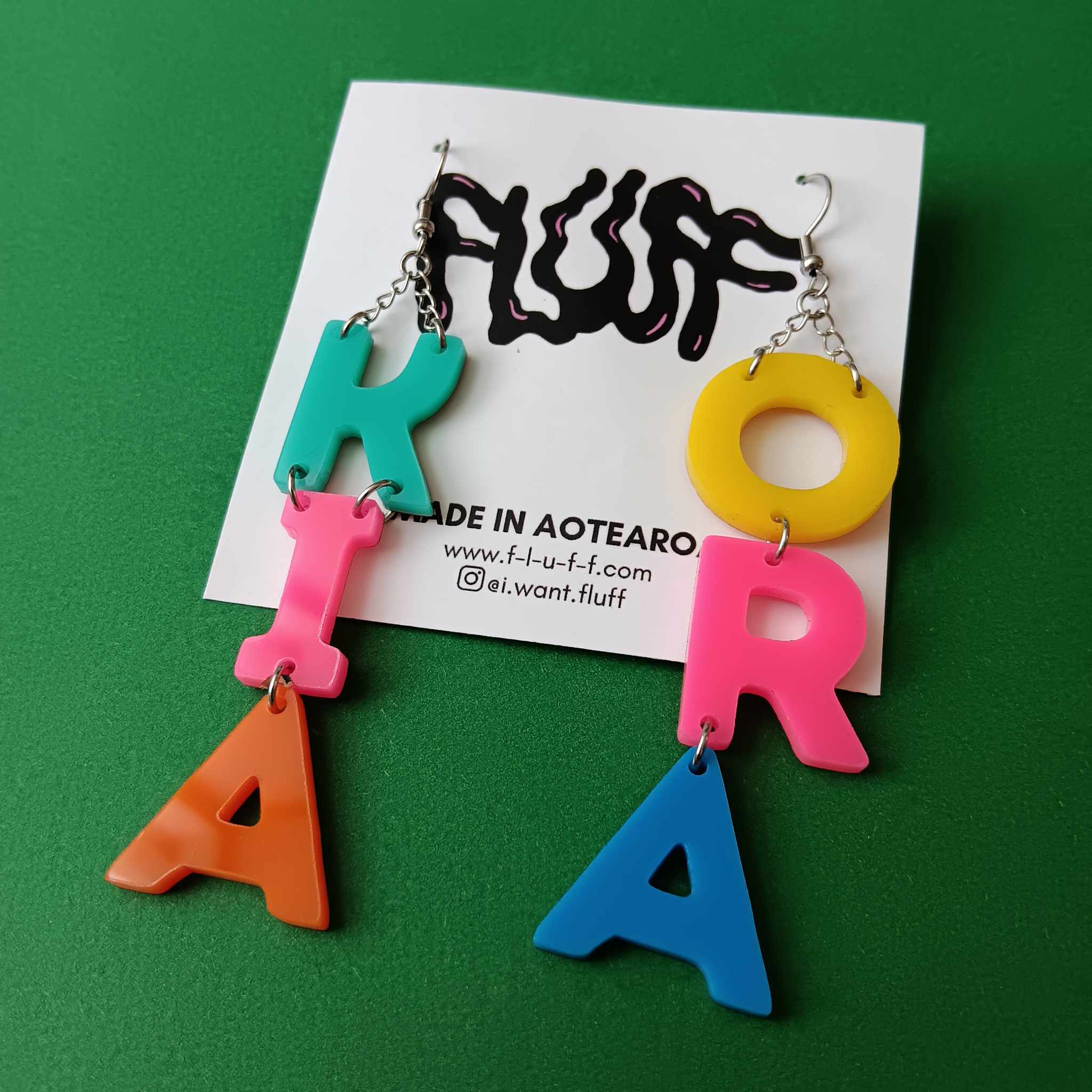 BIG KIA ORA - MULTI COLOUR EARRINGS