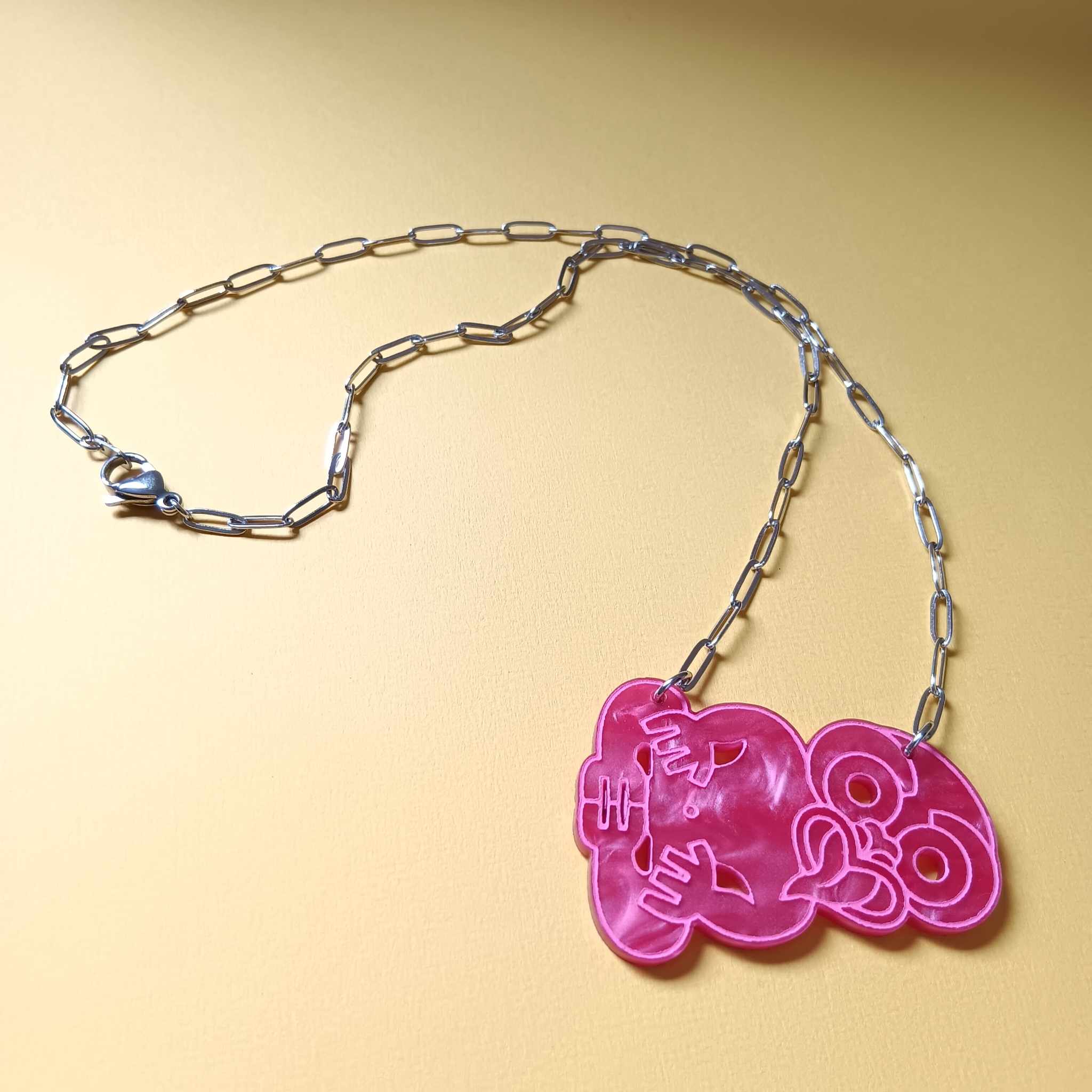 MARBLE TIKI NECKLACE