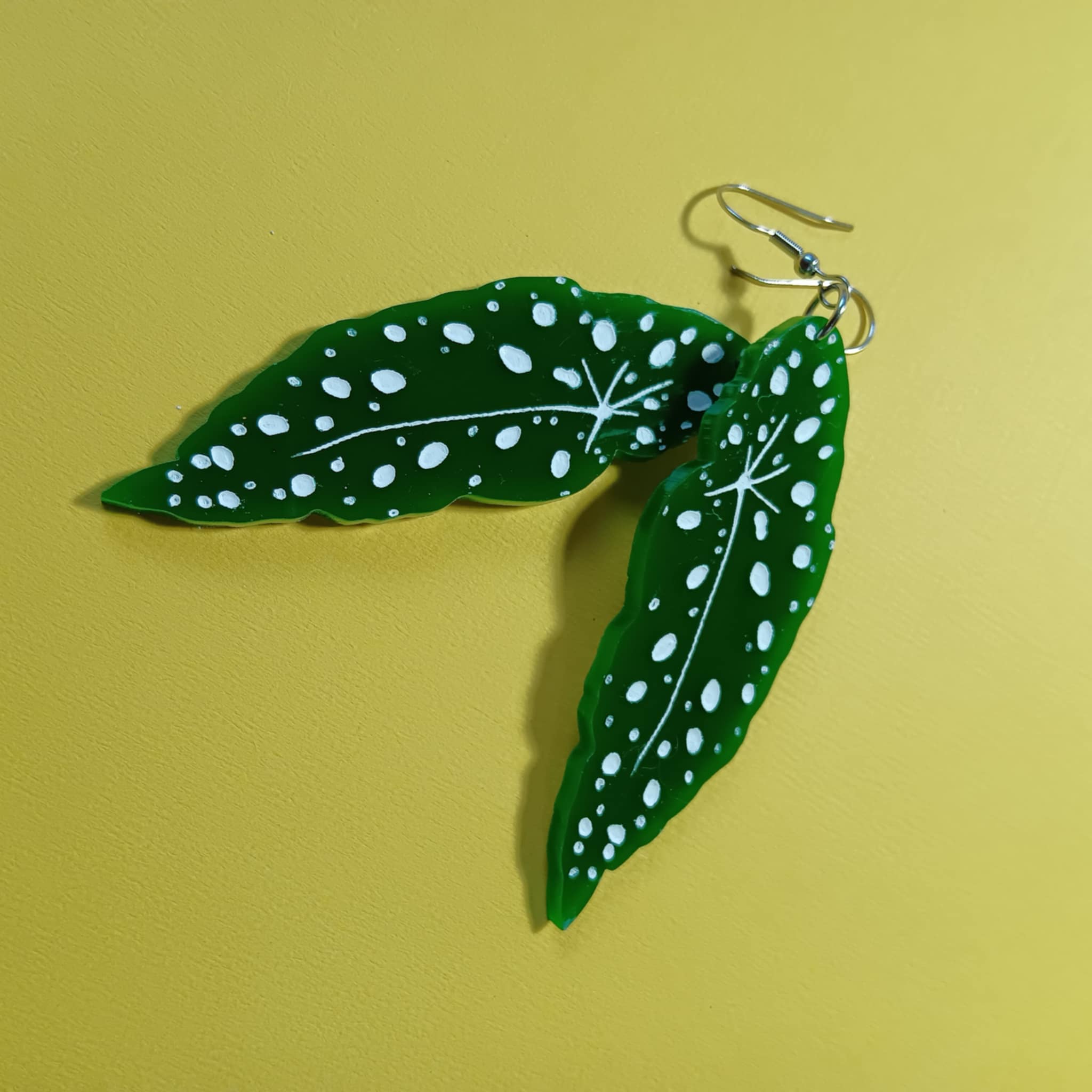 BEGONIA MACULATA EARRINGS