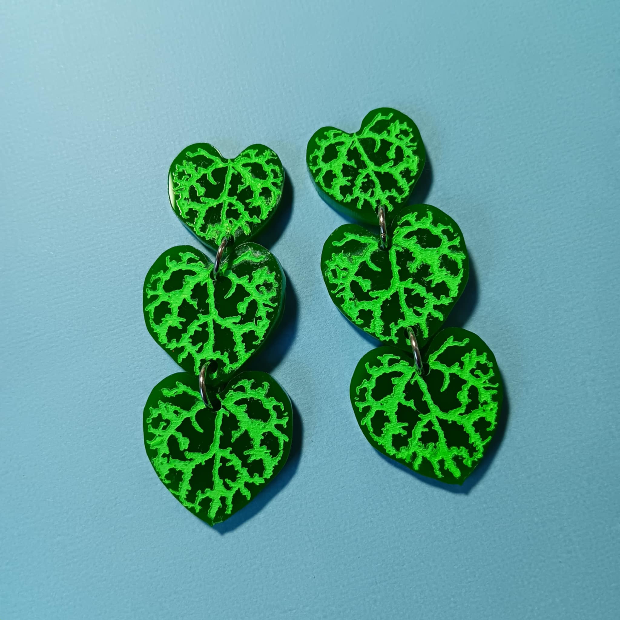 CEROPEGIA (STRING OF HEARTS) EARRINGS