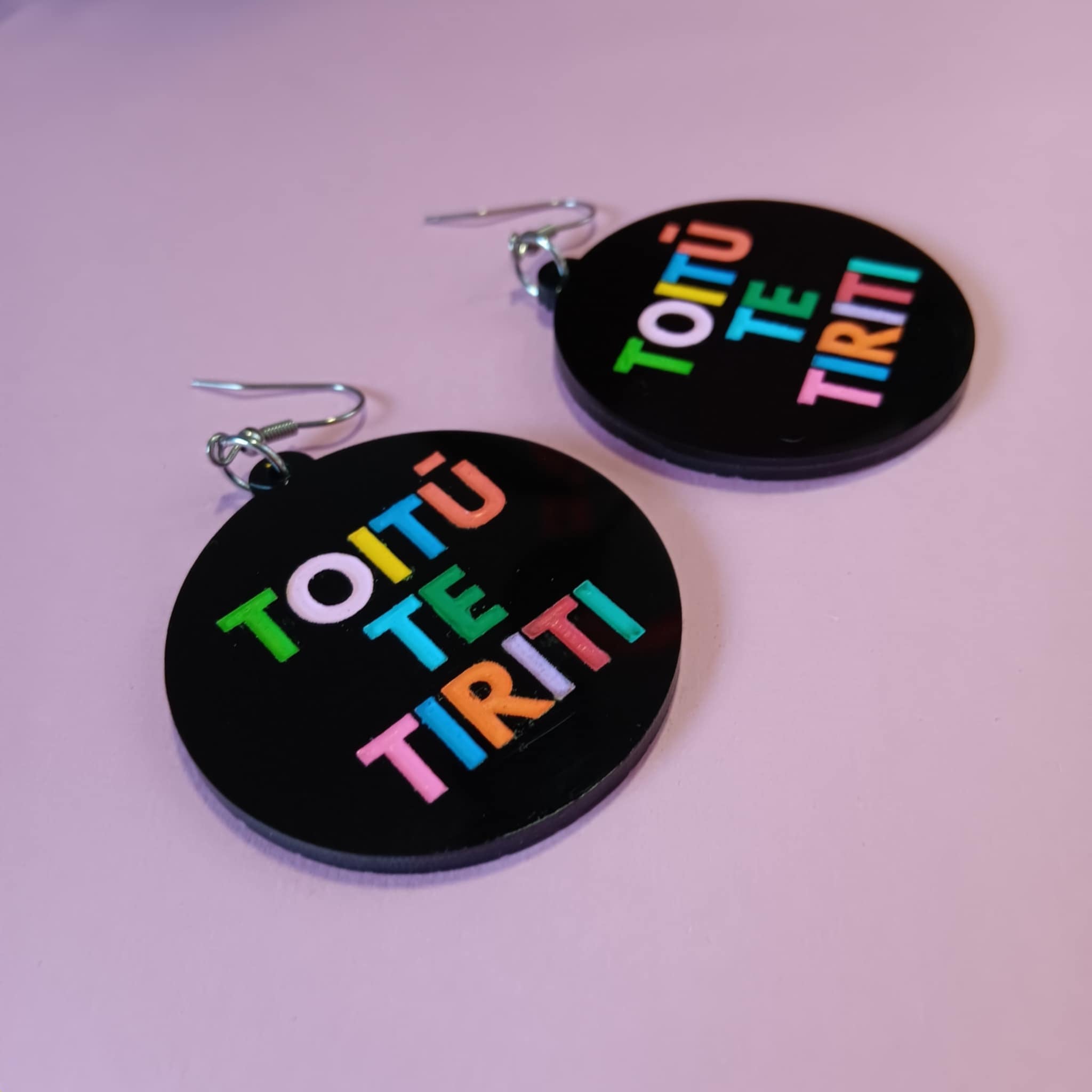 *FUNDRAISER COLLECTION* TOITU TE TIRITI EARRINGS