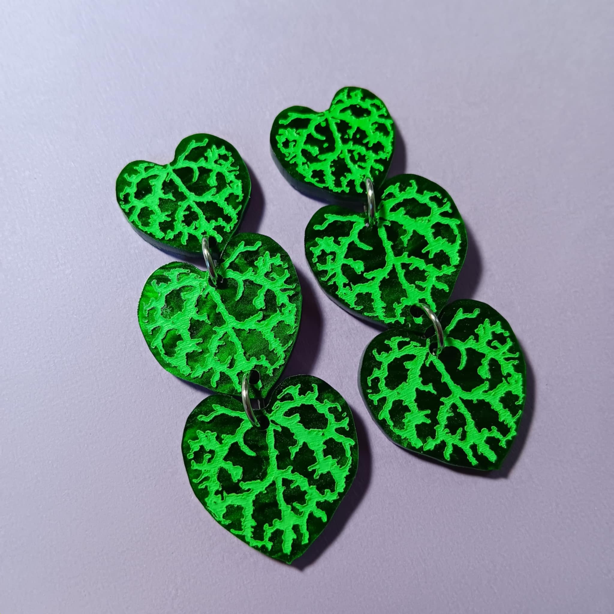 CEROPEGIA (STRING OF HEARTS) EARRINGS